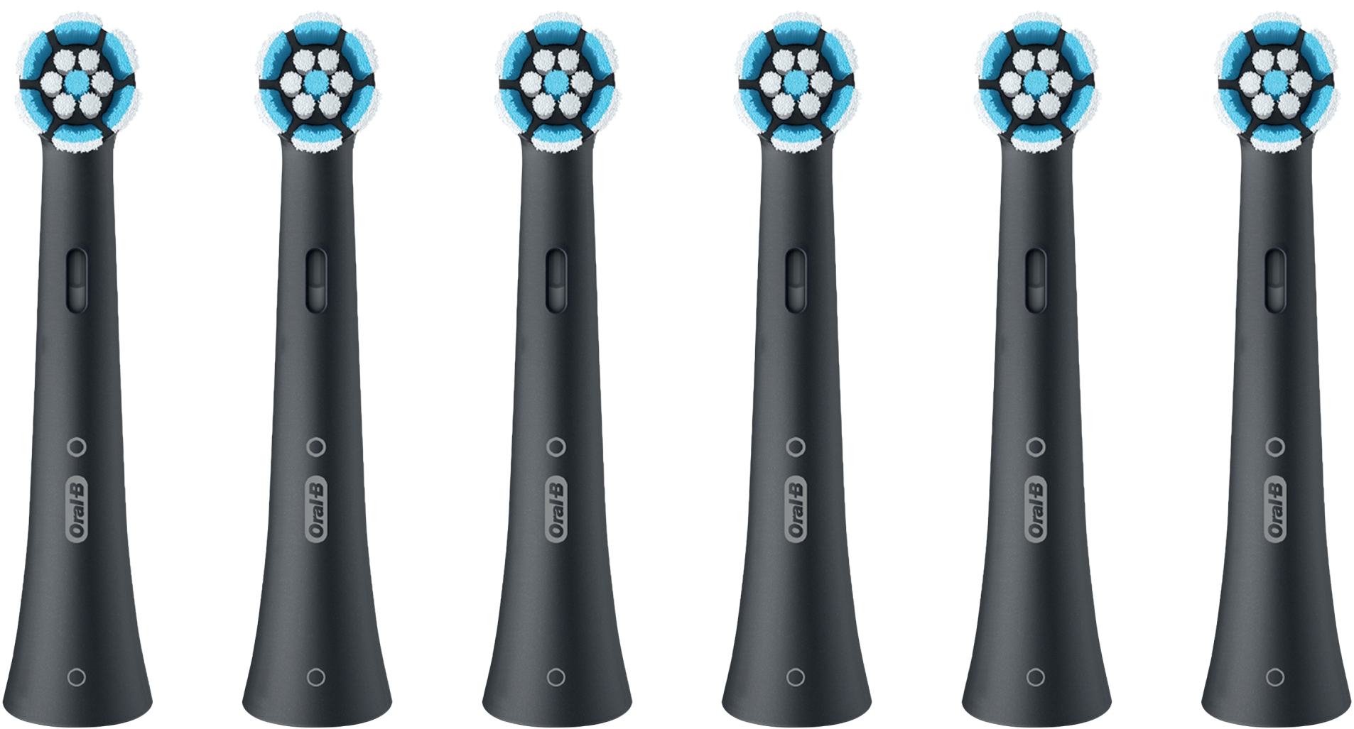 ORAL-B iO Pótfej Elektromos Fogkeféhez Gentle Care, Fekete, 6 db