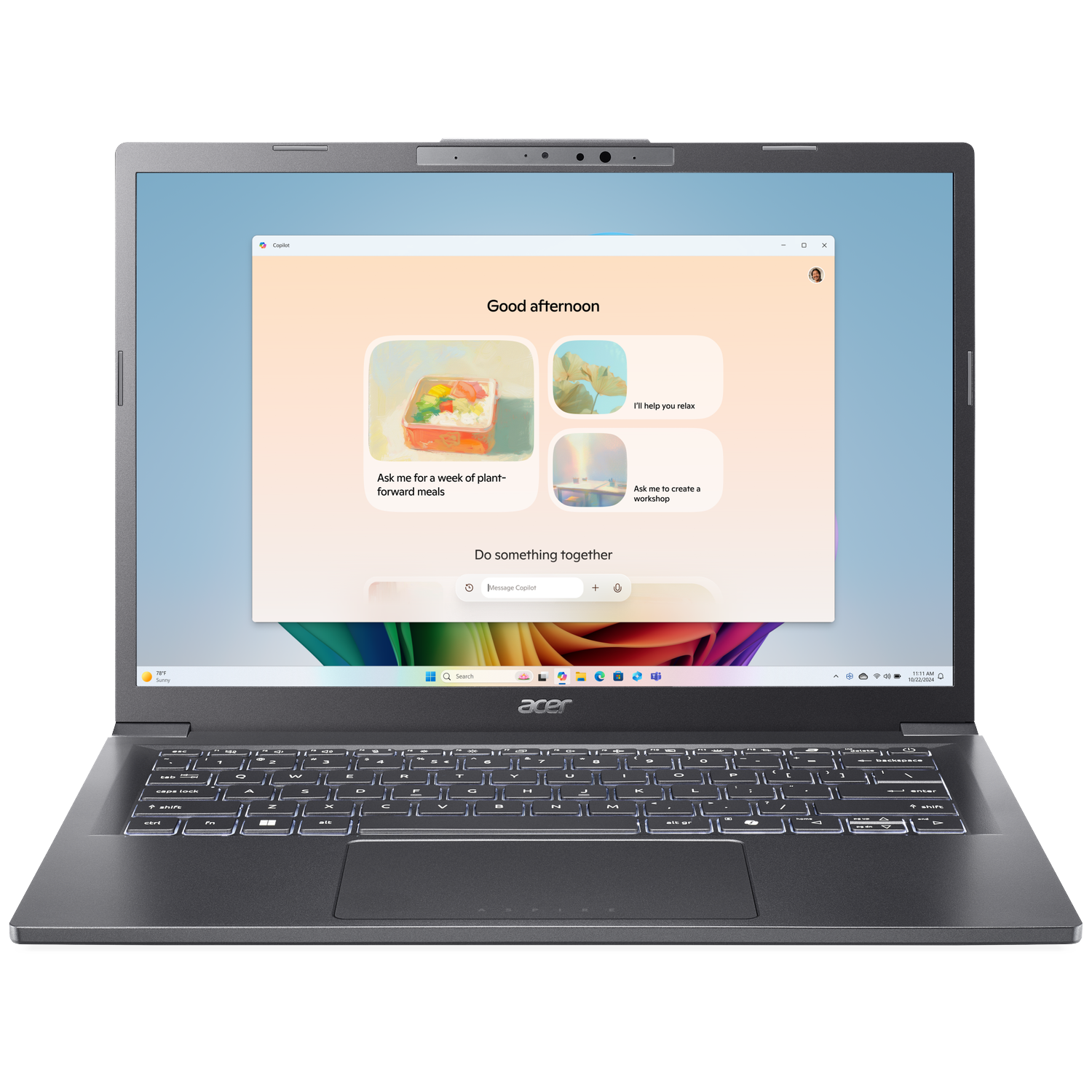 ACER Aspire 14 AI A14-52MT-528G - 14 inch - WUXGA - Intel Core Ultra 5 226V - 16 GB - 512 GB - Arc™ 130V - QWERTY