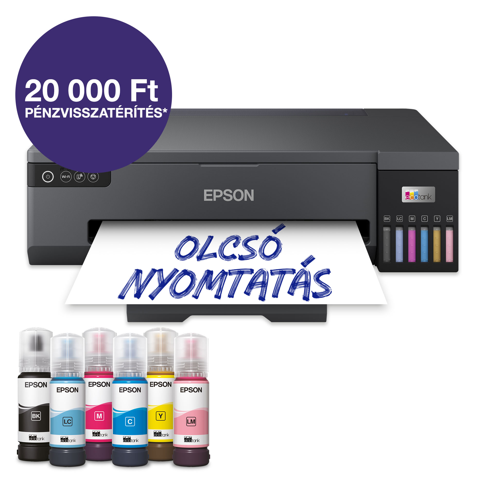 EPSON EcoTank L18050 színes WiFi fotónyomtató (C11CK38402)