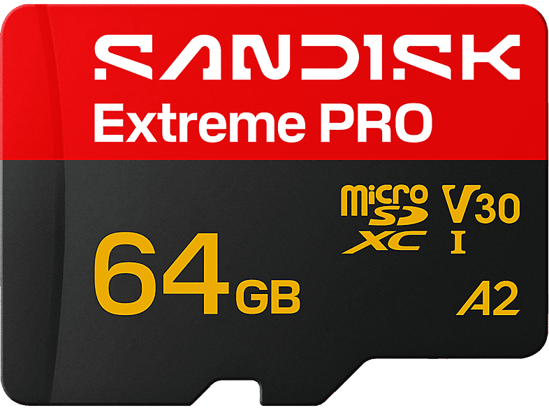 SanDisk Extreme pro microSD™ UHS-I-Karte, 64GB Speicherkarte