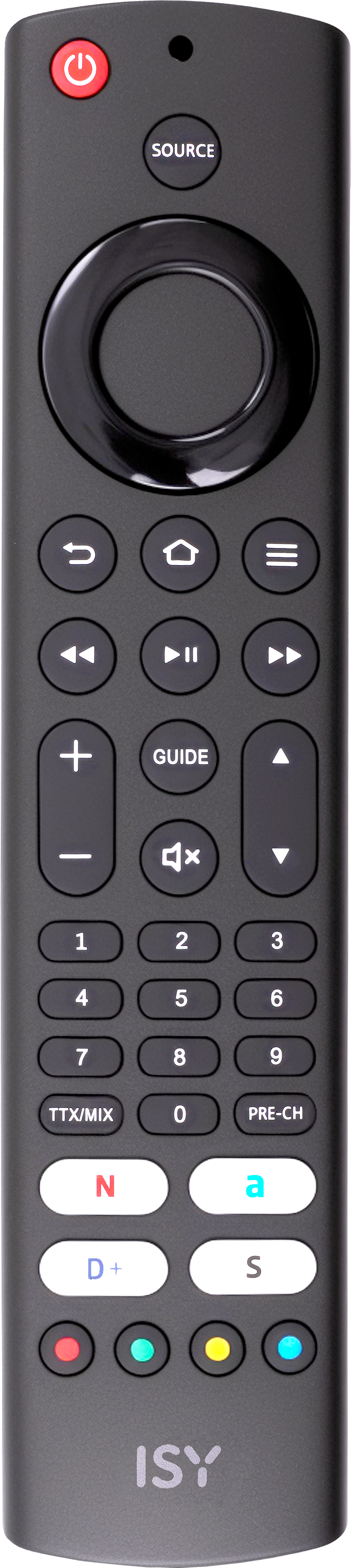 ISY Samsung univerzális távirányító, fekete (IRC-1000)