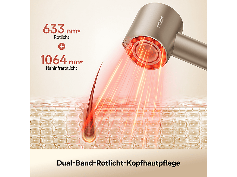 Dreame Miracle Essence Haarföhn Gold (1600 Watt) — Foto 2 von 5