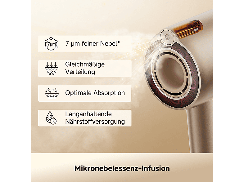 Dreame Miracle Essence Haarföhn Gold (1600 Watt) — Foto 3 von 5