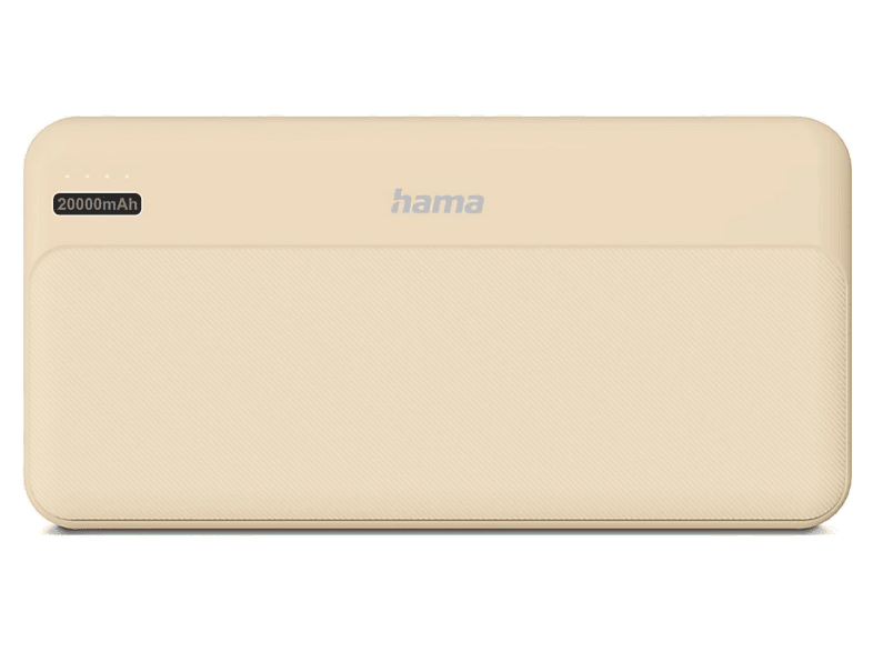 Powerbank HAMA Power Pack Pocket 20 20000 mAh Piaskowy