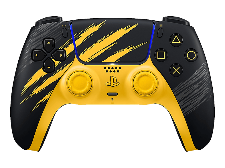 SONY PS PlayStation DualSense® - Marvel's Wolverine Battle Yellow Limited Edition Wireless-Controller Gelb/Schwarz für 5, PC, MAC, Android, iOS