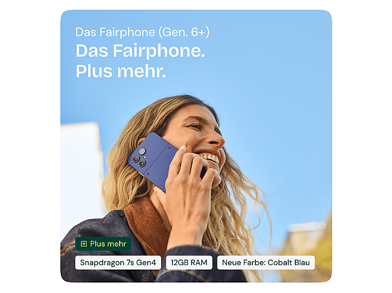 Fairphone 6+, 256 GB, Horizont Black, Dual SIM — Foto 2 von 5