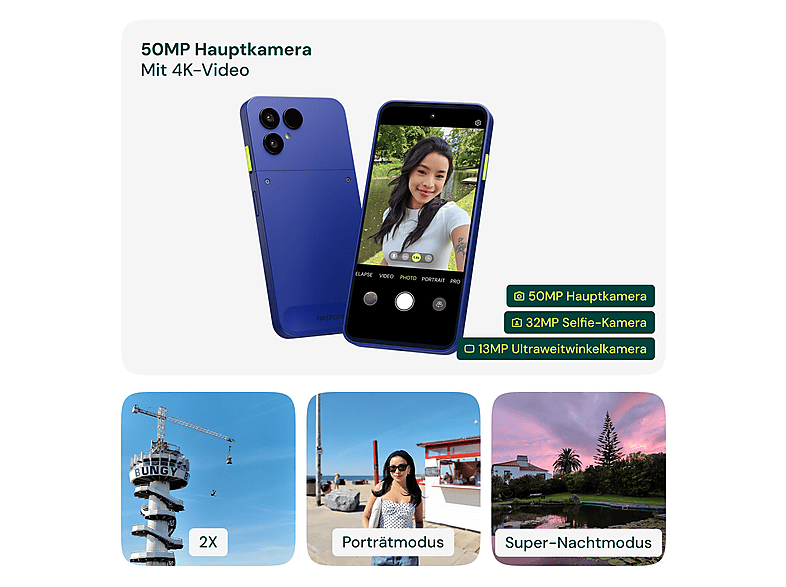 Fairphone 6+, 256 GB, Horizont Black, Dual SIM — Foto 3 von 5