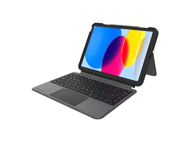 4SMARTS 2in1 Solid Smart Connect Tablet‑Tastatur‑Cover Graphit
