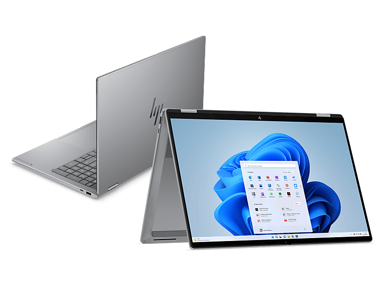 Latop 2 w 1 HP OmniBook X Flip 16-cc0016nwx 2K OLED Dotykowy / AMD Ryzen™ AI 7 445 24 GB RAM 512 SSD Radeon™ 840M Windows 11 Home Srebrny