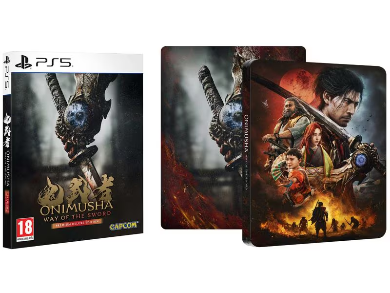Onimusha Way of the Sword Premium Deluxe Edition pour PS5 avec boîtier et steelbook.