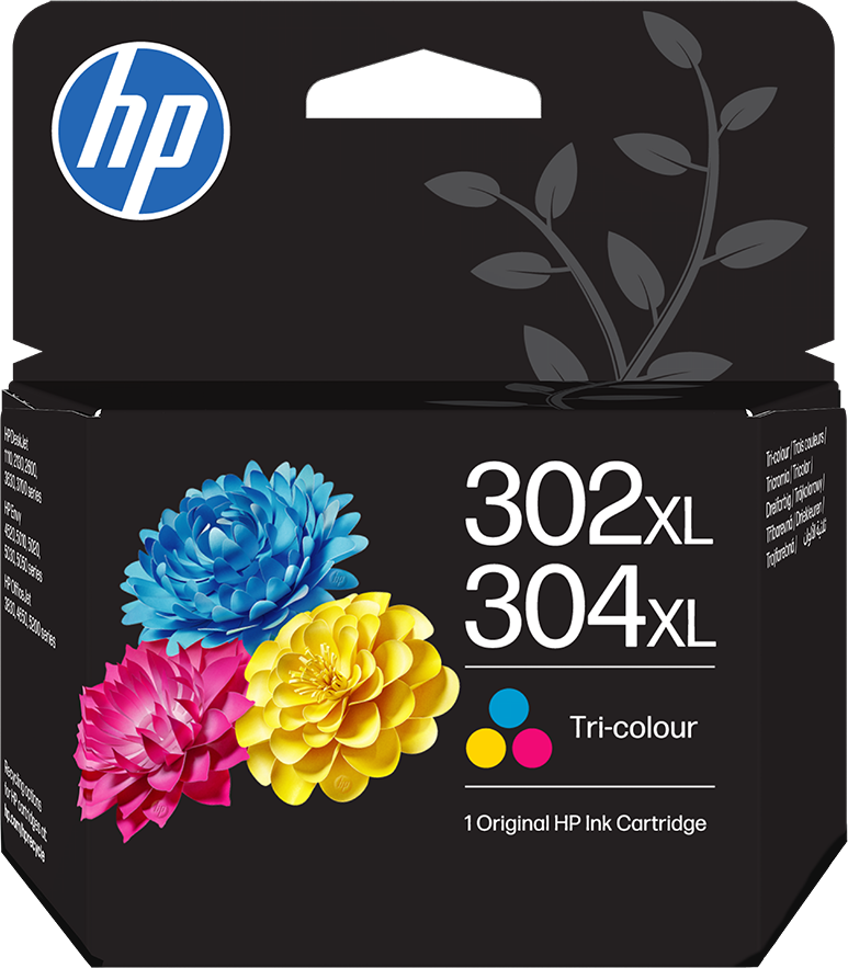HP No.302XL/304XL háromszínű tintapatron, 300 oldal (B7RT8AE)