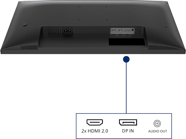 PHILIPS 27E1N1880AE/00 27 Zoll Monitor, UHD 4K, 4 ms Reaktionszeit, 350 cd/m², 60 Hz, Schwarz — Foto 3 von 5
