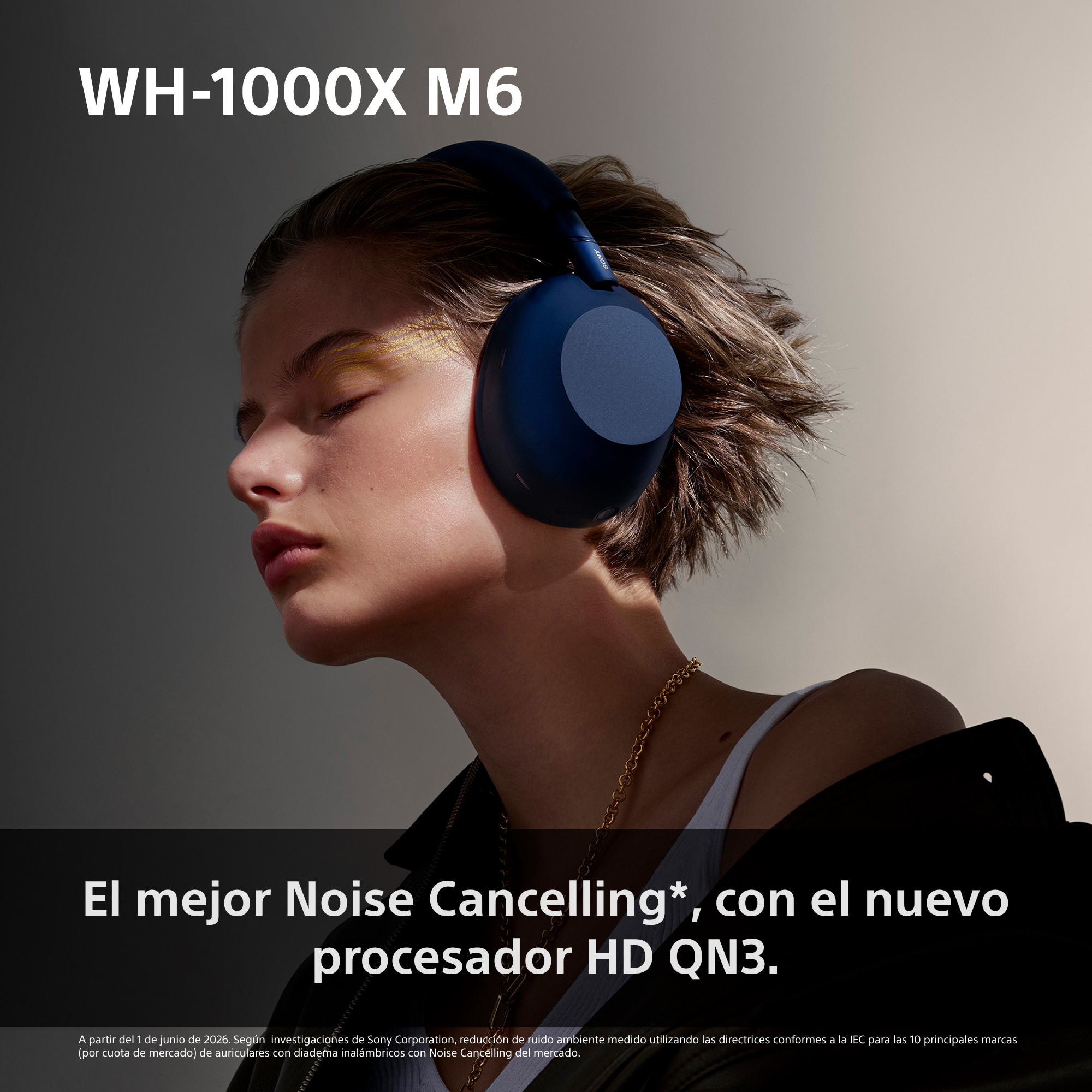 El mejor Noise Cancelling*, con el nuevo procesador HD QN3.