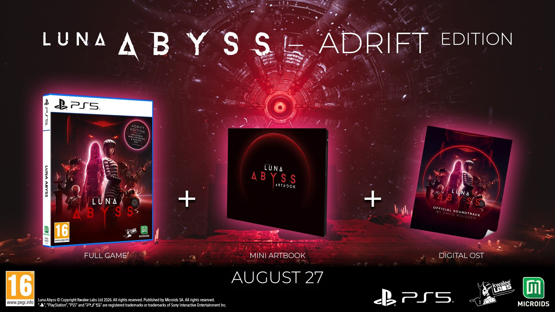 Luna Abyss Adrift Edition na PS5 zawiera grę, artbook i ścieżkę dźwiękową, premiera 27 sierpnia.