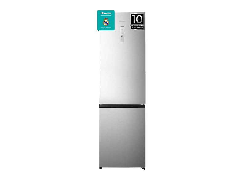 Frigorífico combi - Hisense RB440N4ACD, No Frost, 200.4 cm, 434 l, Multi Air Flow, Acero inoxidable