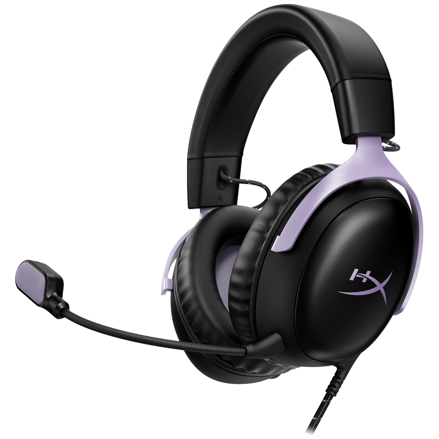 HYPERX Cloud III Wired (PC/PS5/Xbox Series X|S/Xbox One/Nintendo Switch/Mac/Mobile) Over-ear Gamingheadset Black/Lavender
