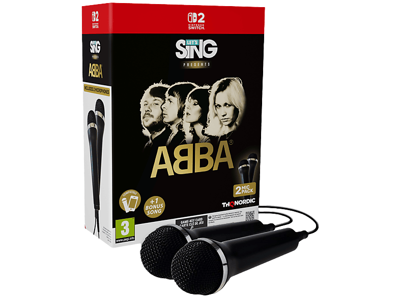 Thq Nordic Let's Sing Presents Abba - 2 Mic Bundle Switch