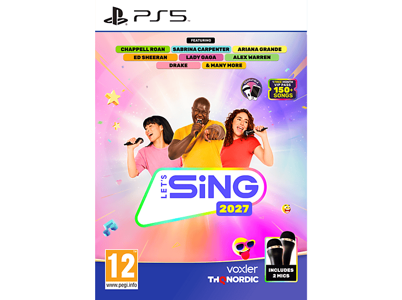 Let's Sing 2027 2 Mic Bundle for PlayStation 5
