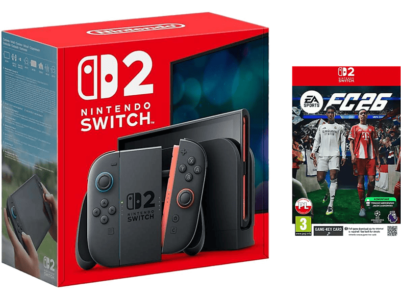 Konsola NINTENDO Switch 2 Czarny + EA Sports FC 26