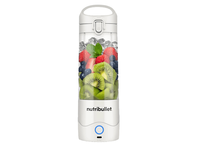 nutribullet NBP 003W Portable Smoothie Maker (White, 475 ml)