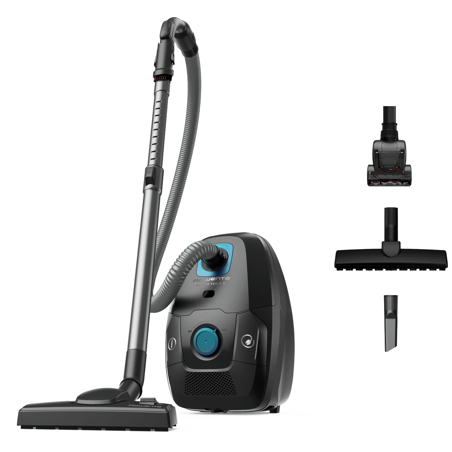 Rowenta Silence Force 8 Ro6171 - Stofzuiger Met Zak Zwart Glama Bleu Boreal