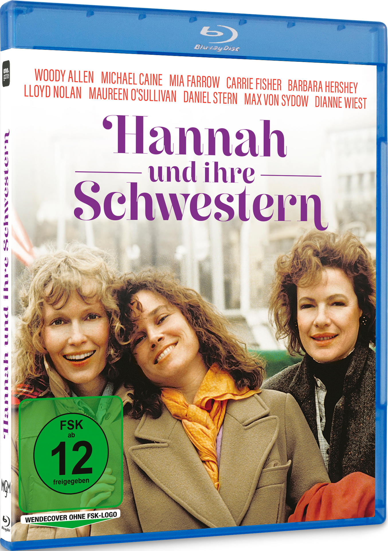 Blu-ray-Hülle von Hannah und ihre Schwestern mit drei Frauen auf dem Cover.