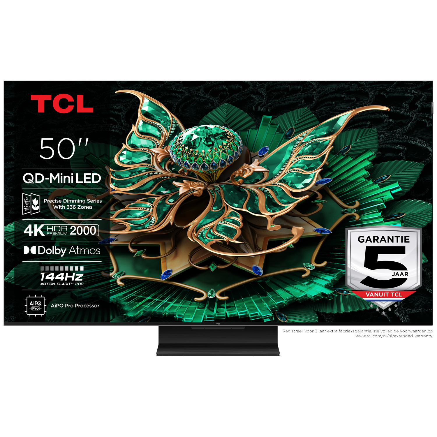 TCL 50C7K - Ultra HD 4K - Mini-led-tv - 50 inch - 2025