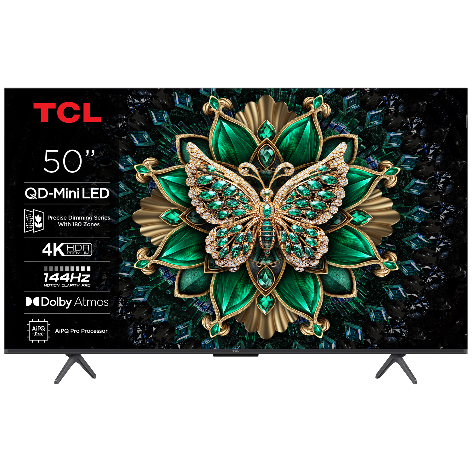 TCL 50C6K - Ultra HD 4K - Mini-led-tv - 50 inch - 2025