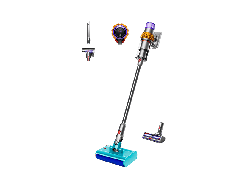 Dyson V15s Detect Submarine Nass- und Trockensauger (0,77 l, Akkulaufzeit: 60 min, Nickel)