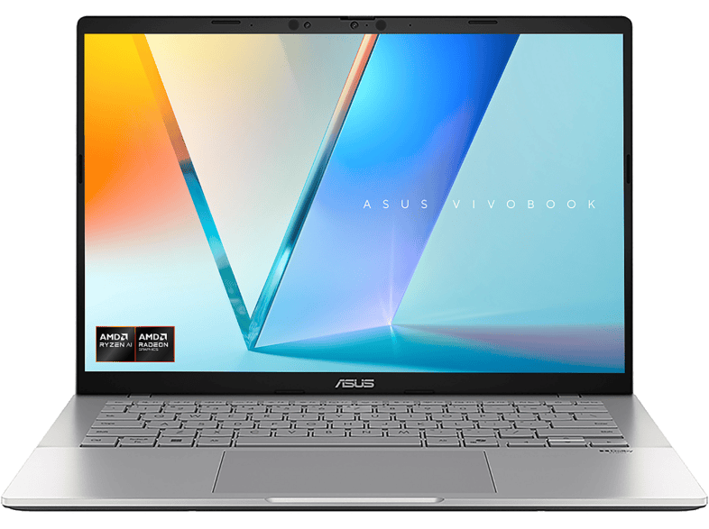 Portátil - ASUS Vivobook S14 OLED M3407GA-SF076W Copilot+ PC, 14" WUXGA, AMD Ryzen™ AI 7 445 50 TOPS, 16GB RAM, 512 GB SSD, W11H, Sin cargador