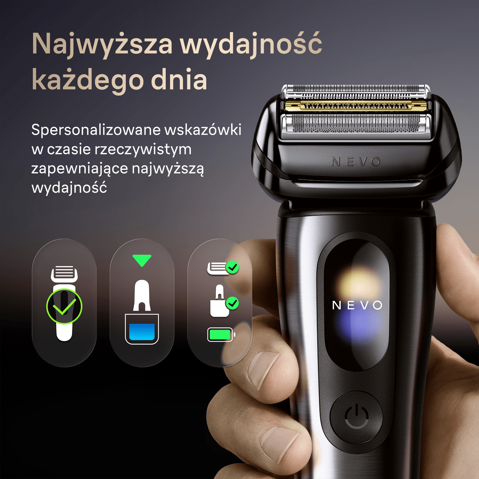 Golarka elektryczna BRAUN Nevo 15010c Grafitowy