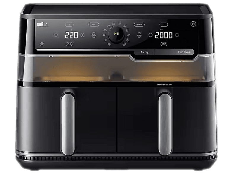 Frytkownica beztłuszczowa BRAUN TwinCook 5 2w1 TD 5053I 2800W Czarny