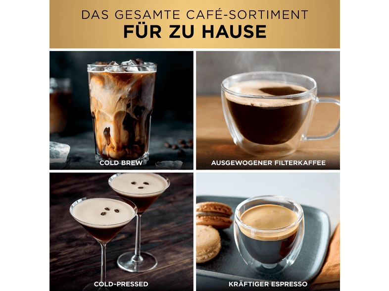 Ninja ES655EU Luxe Café Premier Plus-Serie Espressomaschine (Silber, Edelstahl-Kegelmahlwerk, 1650 Watt, ) — Foto 3 von 5
