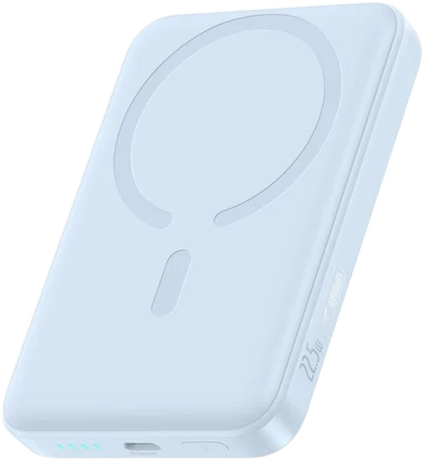 BASEUS EnerFill FM11 Ultra mini mágneses powerbank USB-C kábellel, 10000 mAh, kék (P1008210E313-00)