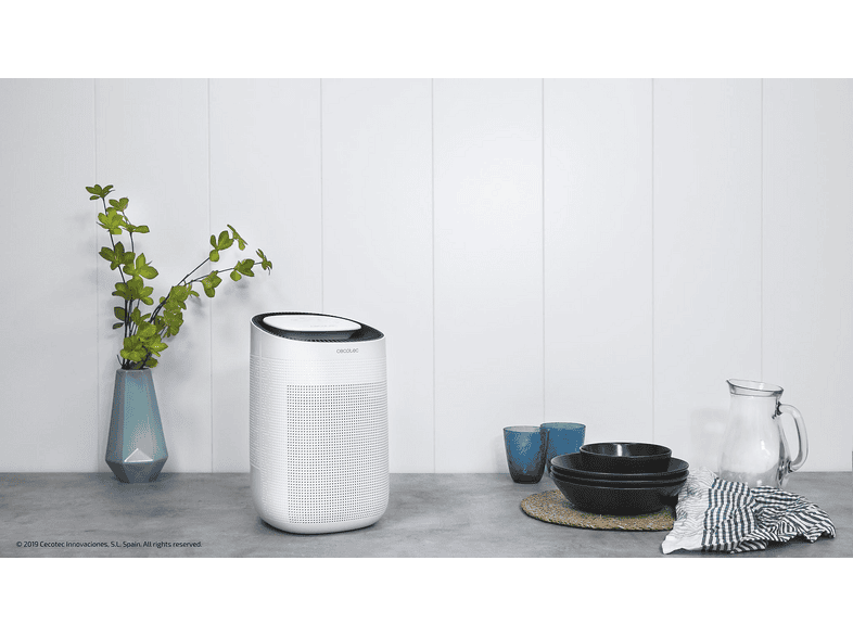 Deshumidificador - Cecotec BigDry 2500 Pure Light Expert, 750 ml/día, Depósito 1 L, Filtro de alta eficiencia, 2 velocidades, Hasta 25 m², Blanco – imagen 2