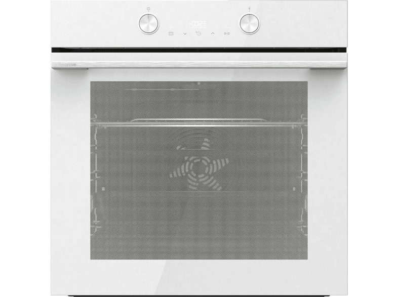 Horno - Hisense BI64223EPWG, Multifunción, Pirolítico, 78 l, Modo Air Fry, Guía Telescópica, 59.5 cm, Cristal Blanco