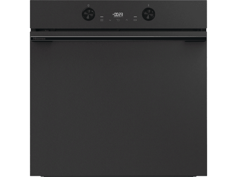 Horno - Hisense BI64223EPMB, Multifunción, Pirolítico, 78 l, Modo Air Fry, Pizza, Guía Telescópica, Grill, 59.5 cm, Negro Mate