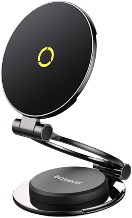 BASEUS MagPro II Műszerfalra rögzíthető mágneses autós telefontartó, fekete (C40172900121-00)