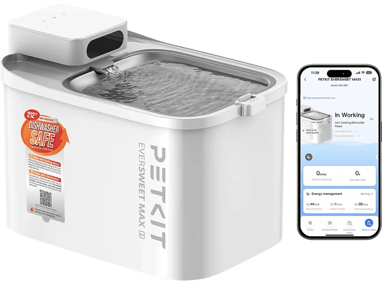 PETKIT EverSweet Max 2 (UVC) Haustier‑Wasserbrunnen
