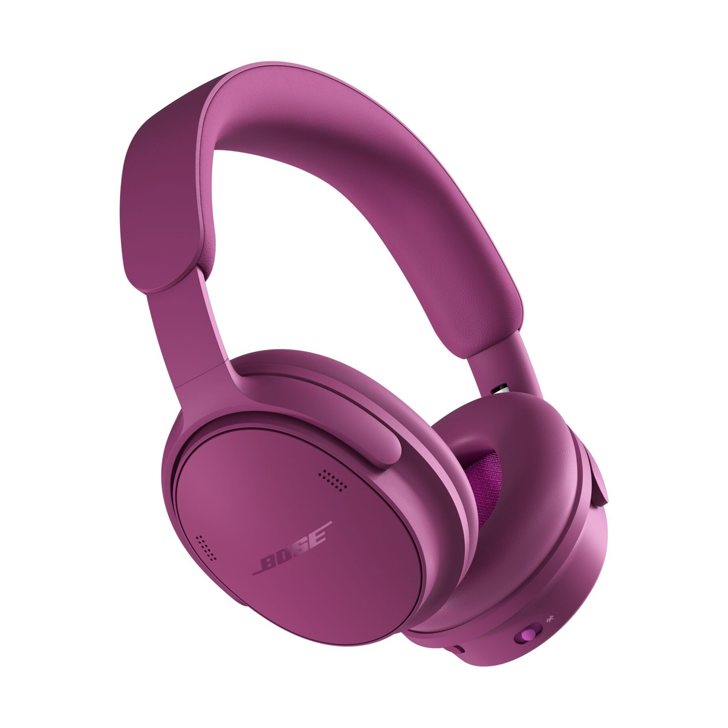 Cuffie wireless over-ear Bose color prugna su sfondo bianco.