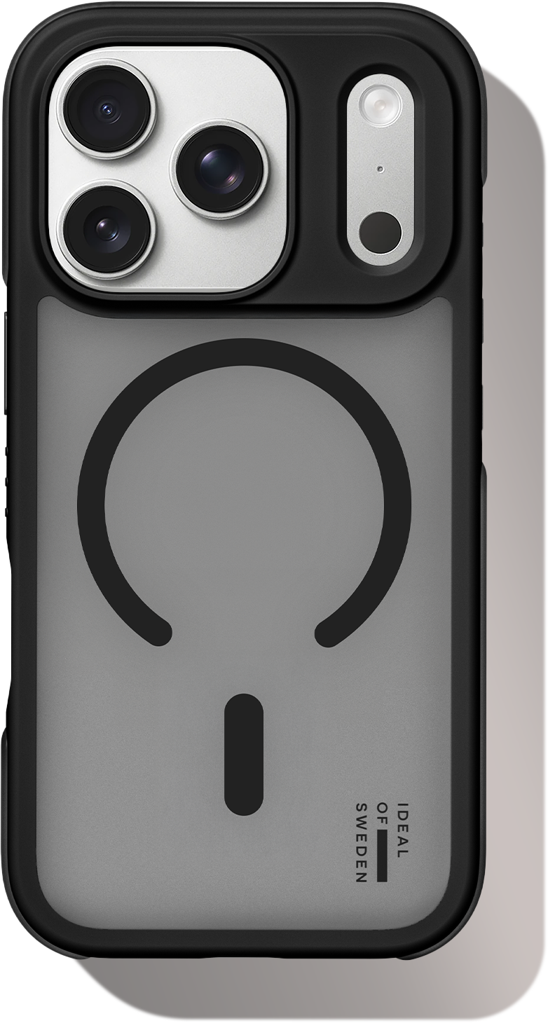 IDEAL OF SWEDEN Bumper iPhone 17 Pro Max MagSafe kompatibilis szilikon tok, fekete (IDBPCMSB-I2567P-01)