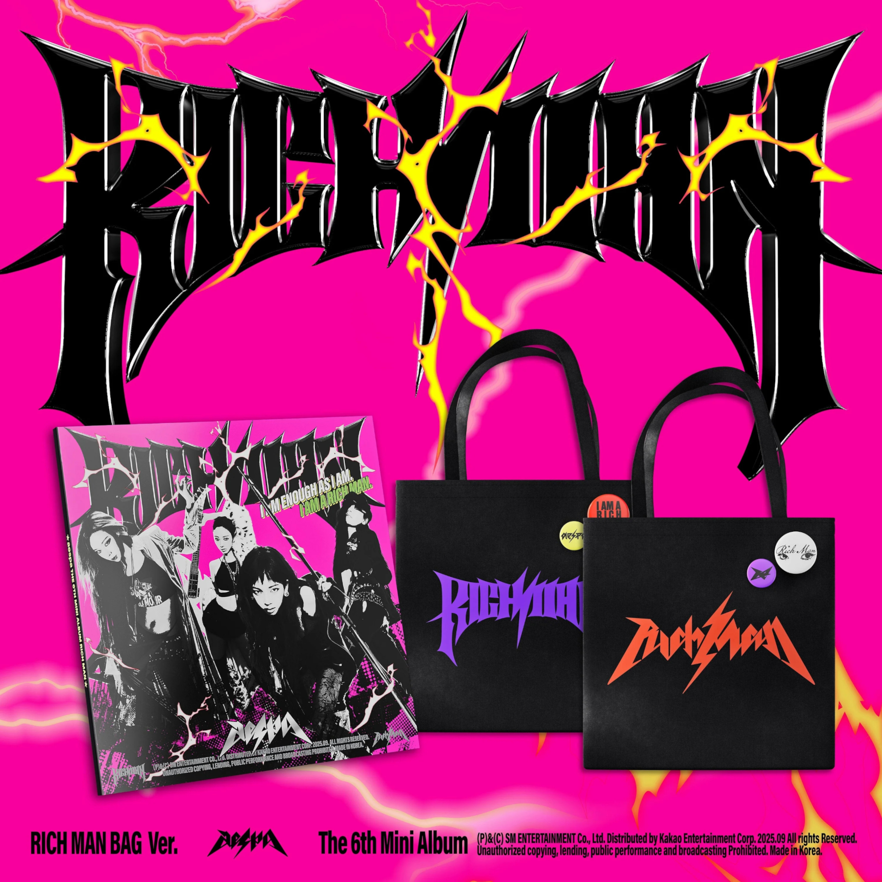 Aespa - Rich Man (Rich Bag Version) (CD)