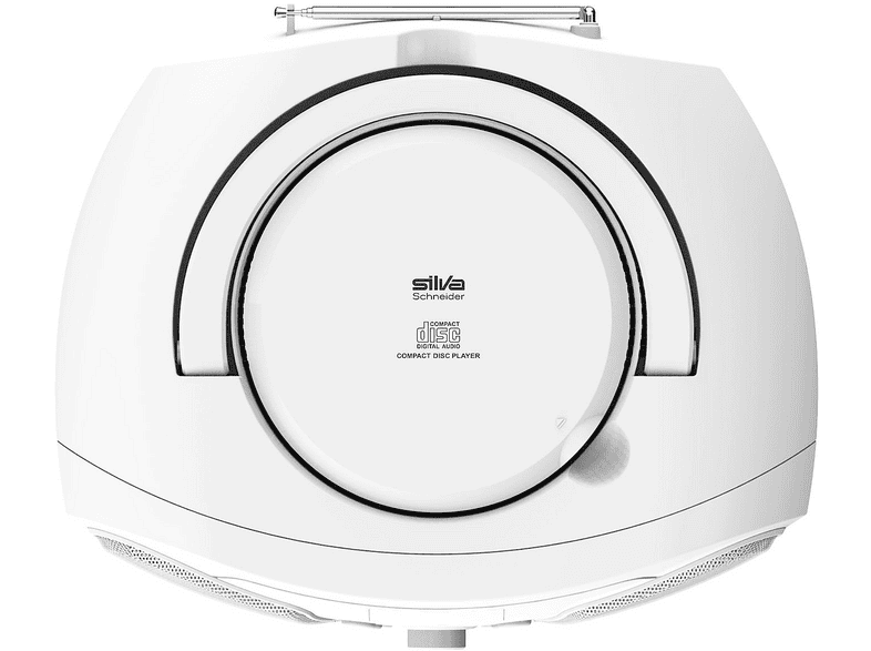 Silva-Schneider MPC 25.4 USB Portable Radio-/CD-Player/USB , Weiß; CD Radio — Foto 2 von 5