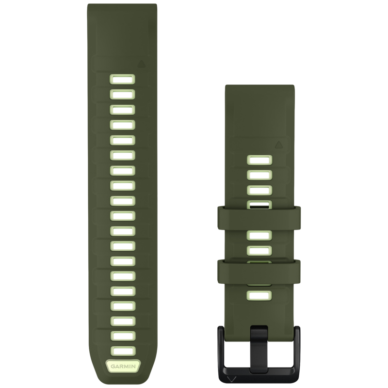 Garmin Siliconen QuickFit Horlogeband 22mm Olijfgroen