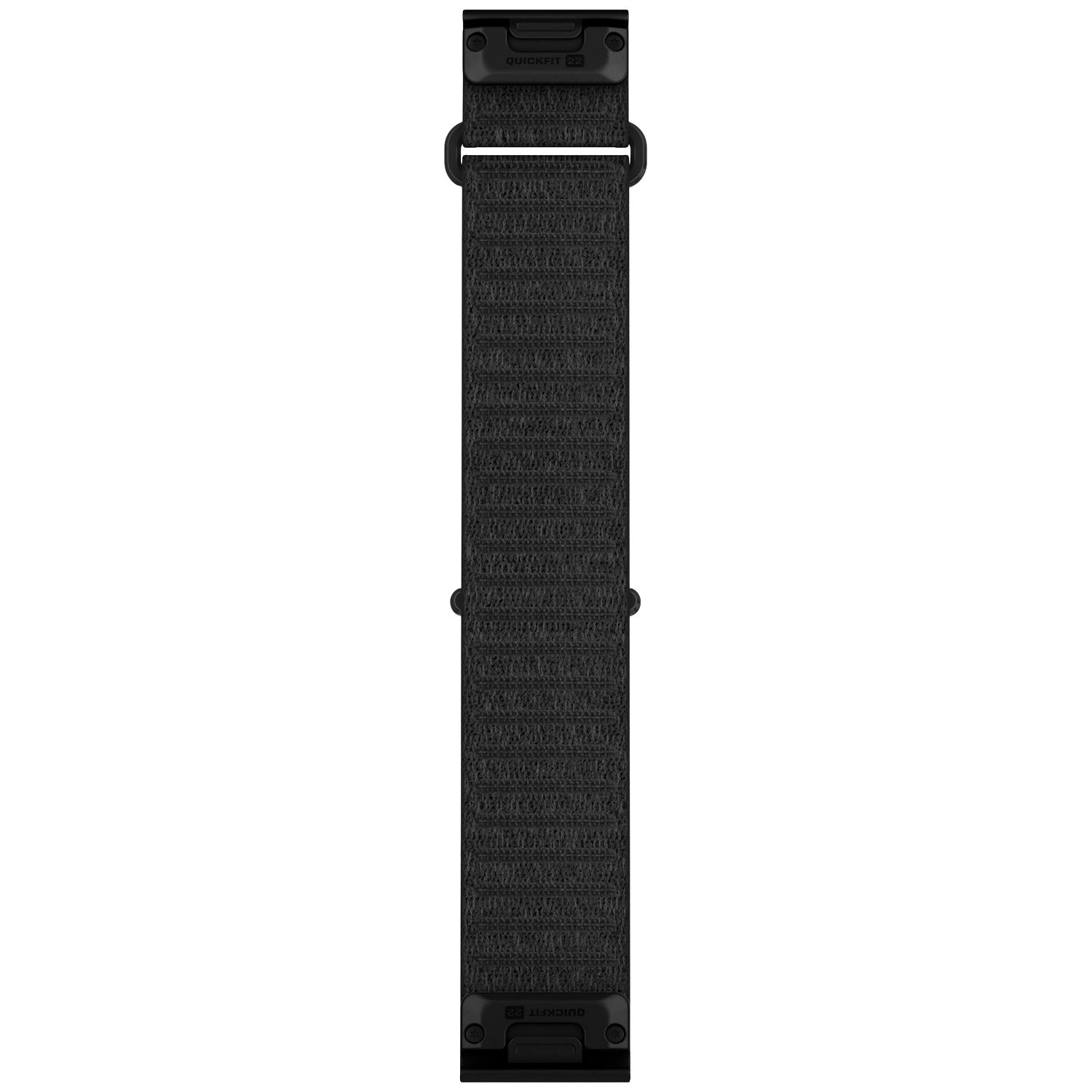 Garmin Stoffen Polsband 22mm Quickfit Kort Horlogebandje Zwart