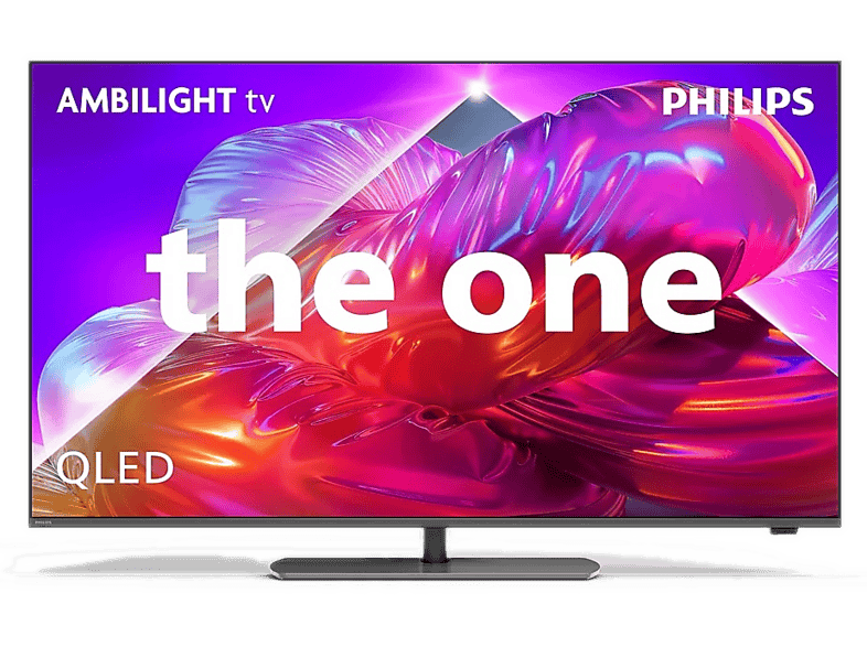 Telewizor QLED PHILIPS The One 55PQS9001/12 55" 4K 144Hz Titan OS Ambilight Grafitowy