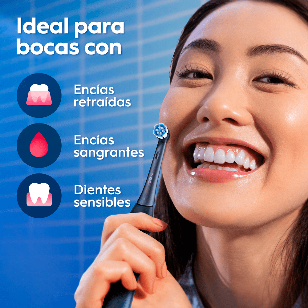 Ideal para bocas con encías retraídas, encías sangrantes, dientes sensibles.