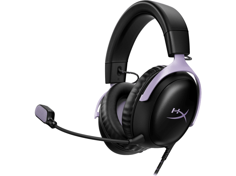 HyperX Cloud III Wired Gaming Headset Black/Lavender