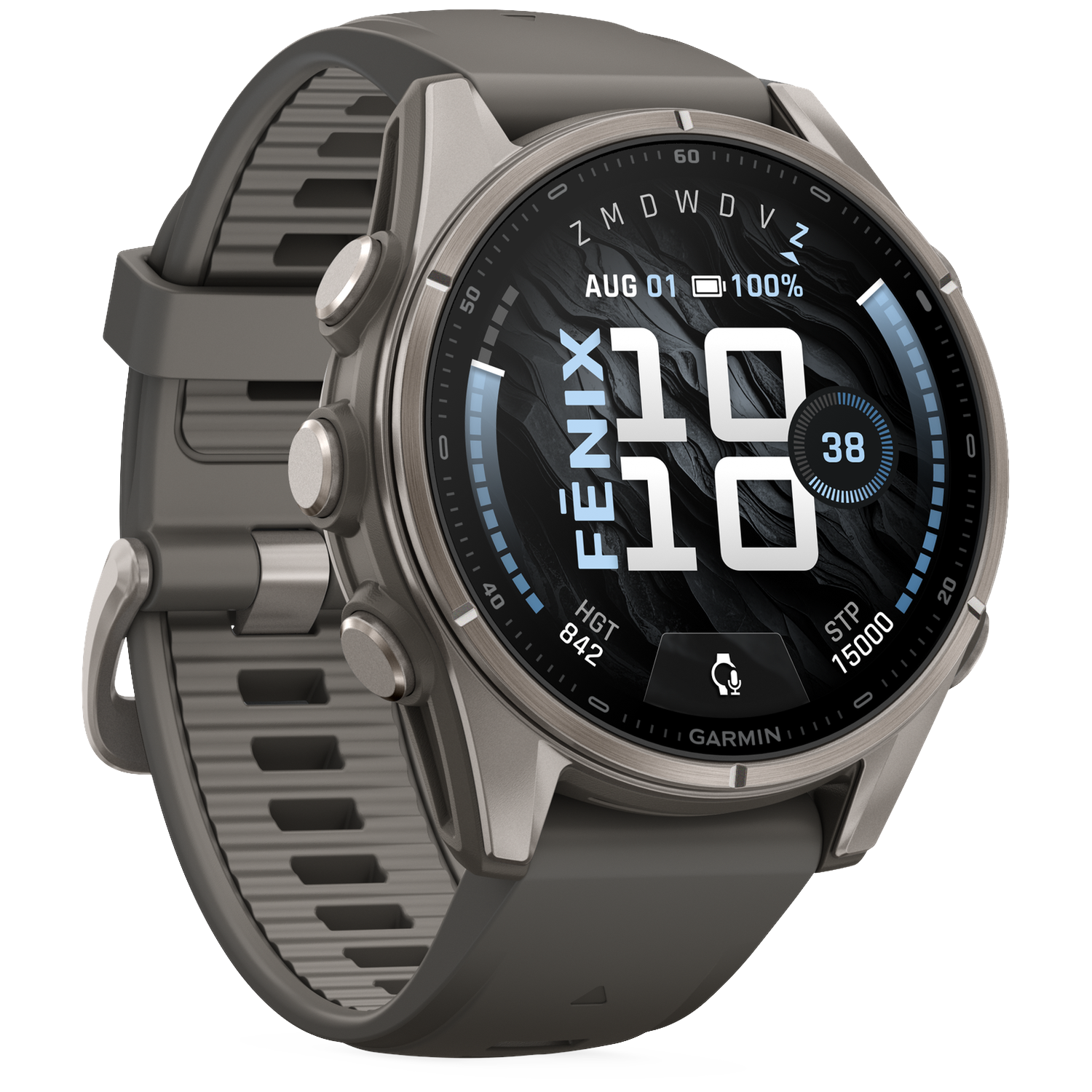 Garmin Fenix 9 GPs 43mm Smartwatch Pebble Gray