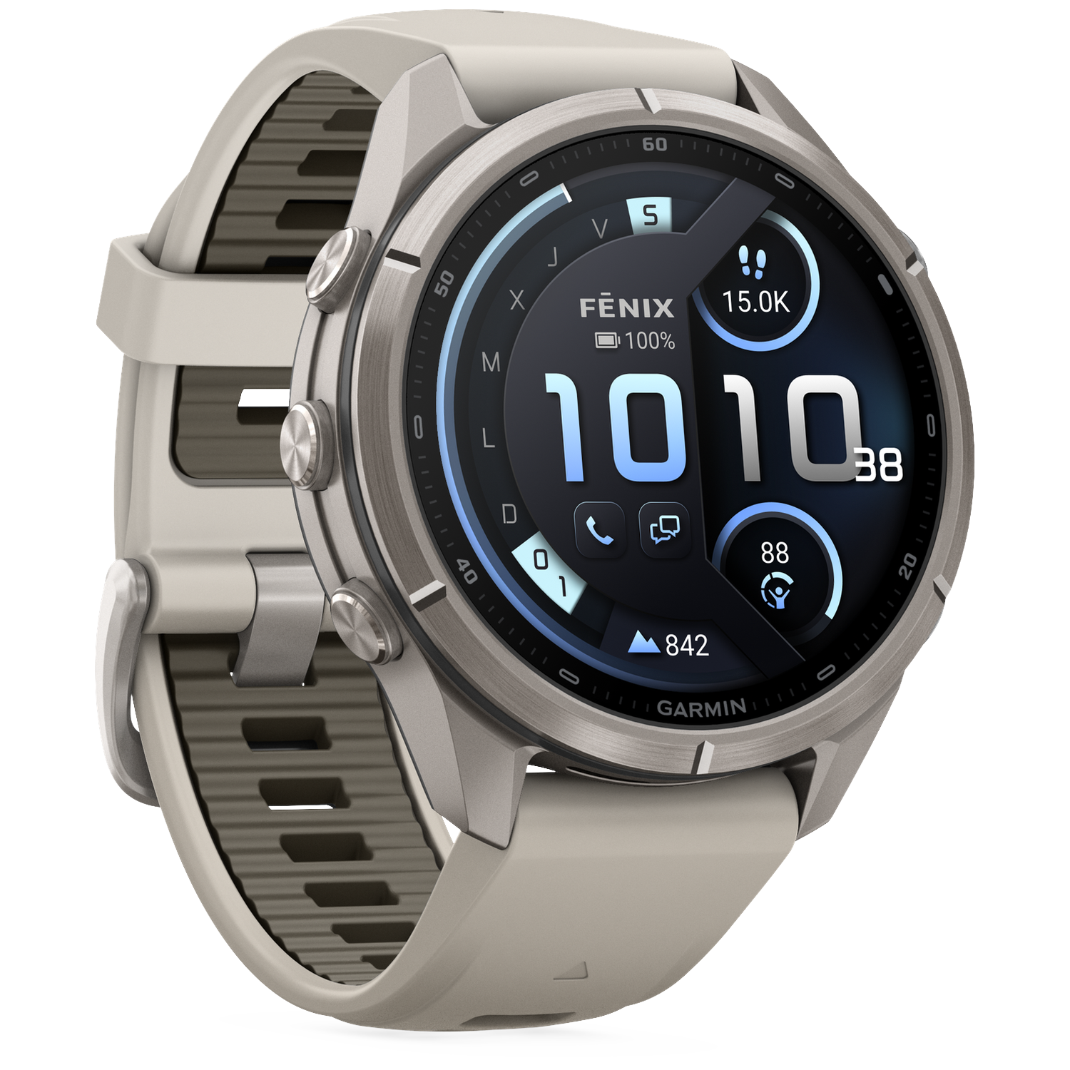 Garmin Fenix 9 Pro Inreach GPs 43mm Smartwatch Fog Gray
